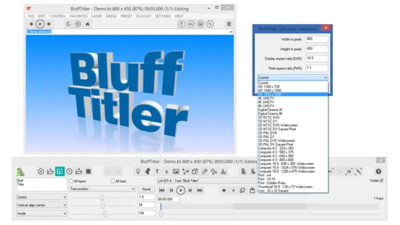BluffTitler Ultimate 15.8.1.6 Crack + Serial Key Downloaad miễn phí